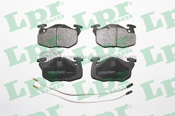 PASTILLA DE FRENO LPR RENAULT 19 /CITROEN ZX/PEUG.106 205 PARTNER  DEL.