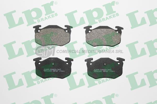 PASTILLA DE FRENO LPR CITROEN ZX/PEUGEOT 306-309 CLIO-19 90/96 TRAS.