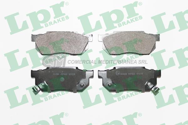 PASTILLA DE FRENO LPR HONDA ACCORD-CIVIC-INTEGRA-PRELUDE 82/96 DEL.