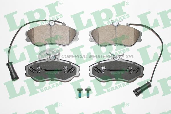 PASTILLA DE FRENO LPR AUDI 80-90-100-QUATTRO 2.0-2.3I 20V 99/ DEL.