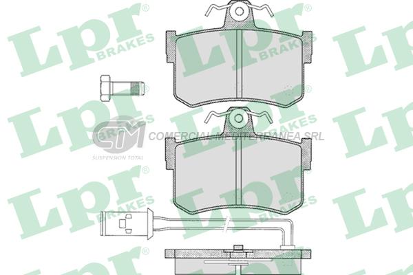 PASTILLA DE FRENO LPR HONDA LEGEND 2.5I 24V TRAS.