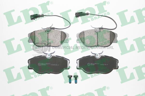 PASTILLA DE FRENO LPR ALFA 155 / FIAT TIPO 2000 (C/SENSOR) 90/94 DEL.