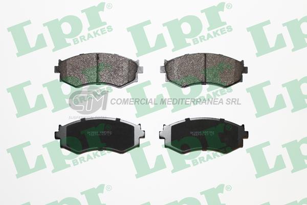 PASTILLA DE FRENO LPR DAEWOO/NISSAN/HONDA/HYUNDAI/SS.YONG 90/96 DEL.