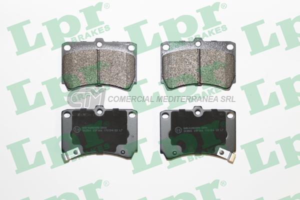 PASTILLA DE FRENO LPR ESCORT LX/ MAZDA 121-323-SPACEWAGON 91/96 DEL.