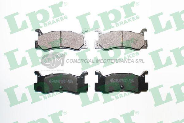 PASTILLA DE FRENO LPR DAIHATSU CHARADE/ MAZDA 323-MX-3 86/95 TRAS.