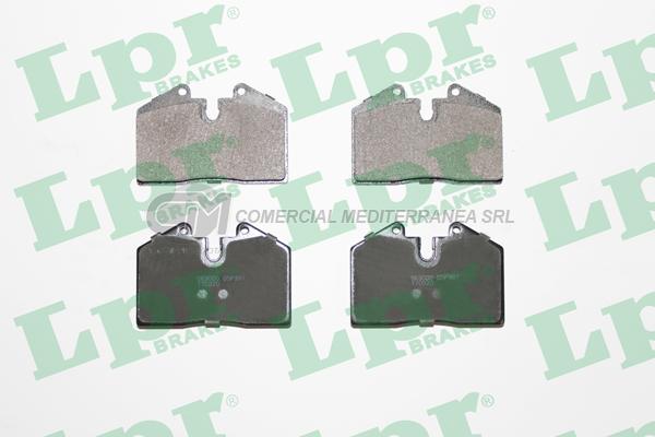 PASTILLA DE FRENO LPR PORSCHE 911-944-968-928-911/AUDI/FERRARI 84/94 DEL.