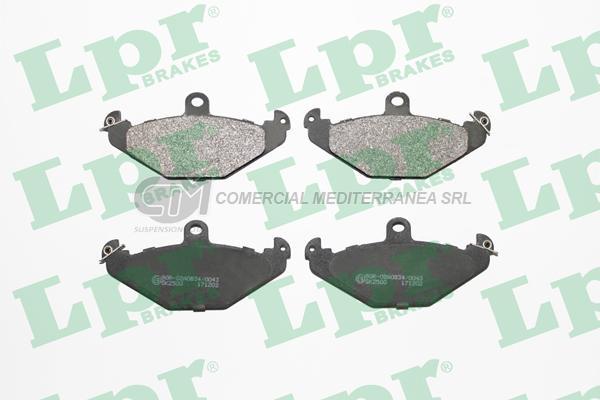 PASTILLA DE FRENO LPR RENAULT 21(ABS)-LAGUNA-MEGANE/DODGE 93/98 TRAS.