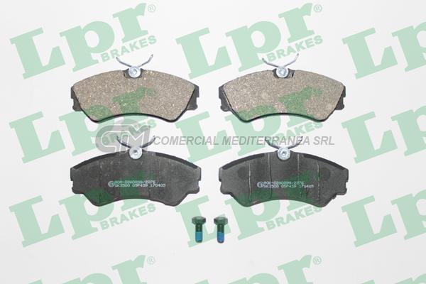 PASTILLA DE FRENO LPR VOLKSWAGEN TRANSPORTER (MOD. VIEJO) DEL.