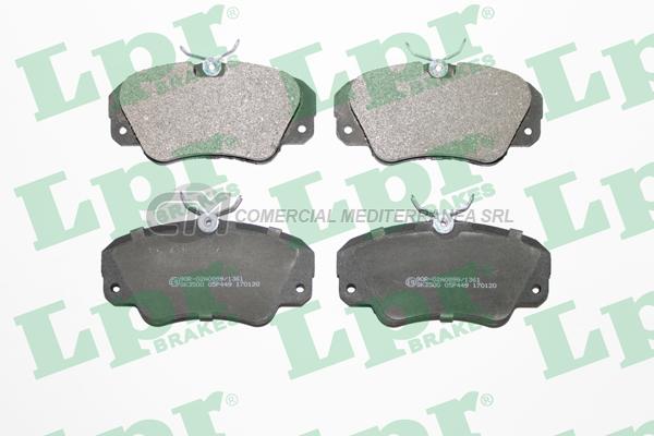 PASTILLA DE FRENO LPR CHEVROLET OMEGA 2.6I ABS 90/94  DEL.