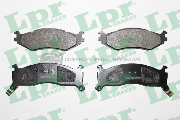 PASTILLA DE FRENO LPR DODGE- CHRYSLER SPIRIT / PLYMOUTH 14" 90/96  DEL.