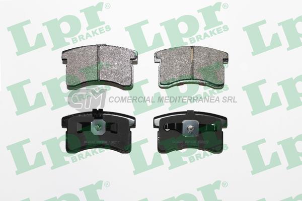 PASTILLA DE FRENO LPR DAIHATSU MIRA-CUORE 91/  DEL.