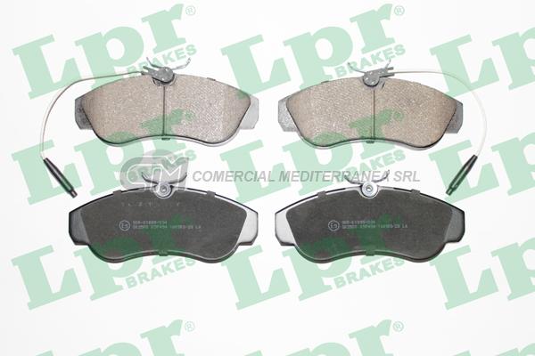 PASTILLA DE FRENO LPR JUMPER/DUCATO/BOXER 95/98 DEL.