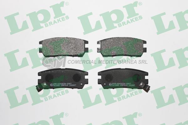 PASTILLA DE FRENO LPR MITSUBISHI MONTERO V-6 90/94  TRAS.