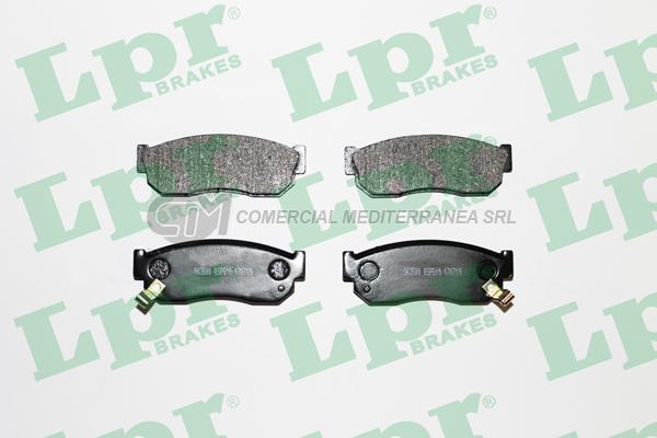 PASTILLA DE FRENO LPR NISSAN SENTRA-CHERRY/ SUBARU 90/94 DEL.