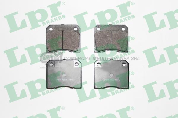 PASTILLA DE FRENO LPR FIAT 125/ PEUGEOT 404-504 TRAS.