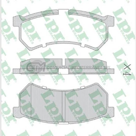 PASTILLA DE FRENO LPR RENAULT KWID DEL.