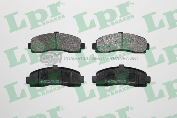 PASTILLA DE FRENO LPR NISSAN MICRA 1.0-1.3 16V 98/ DEL.