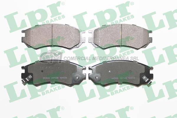 PASTILLA DE FRENO LPR NISSAN BLUEBIRD-NX-SENTRA-PATROL 82/94 DEL.