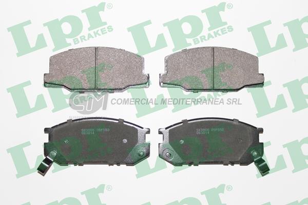 PASTILLA DE FRENO LPR TOYOTA PREVIA VAN 90/94  DEL.