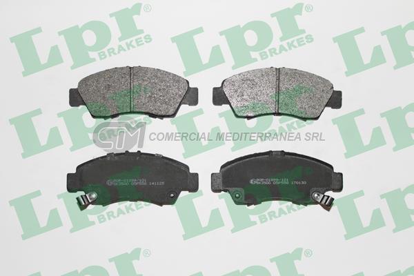 PASTILLA DE FRENO LPR HONDA CIVIC 1.3 DX-1.5I 16- 1.6 90/96 DEL.