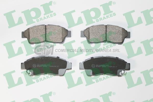 PASTILLA DE FRENO LPR TOYOTA CAMRY-CARINA-CORONA 90/94 DEL.