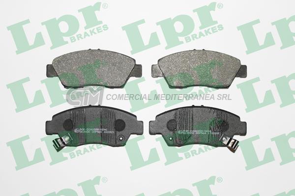PASTILLA DE FRENO LPR HONDA CIVIC 1.6 / CRX 90/96 DEL.