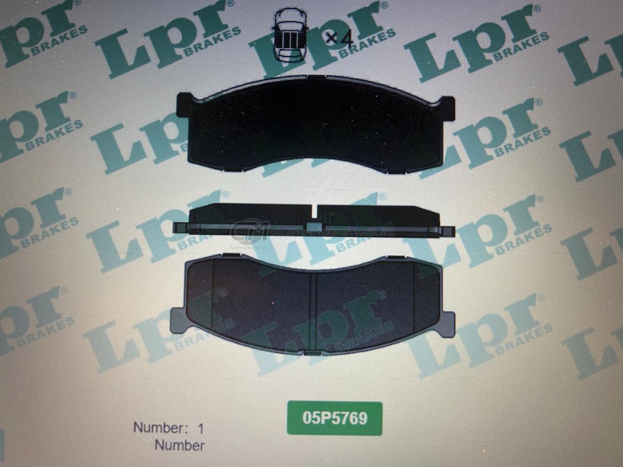 PASTILLA DE FRENO LPR CITROEN C3 2023/.. DEL.