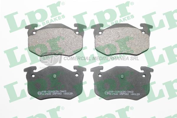 PASTILLA DE FRENO LPR CLIO 16V-19(IMPORTADO) C/ TORNILLOS 93/94 TRAS.