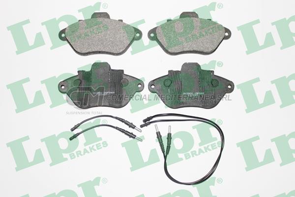 PASTILLA DE FRENO LPR PEUGEOT 605 (TRES SALIENTES) 90/94 DEL.