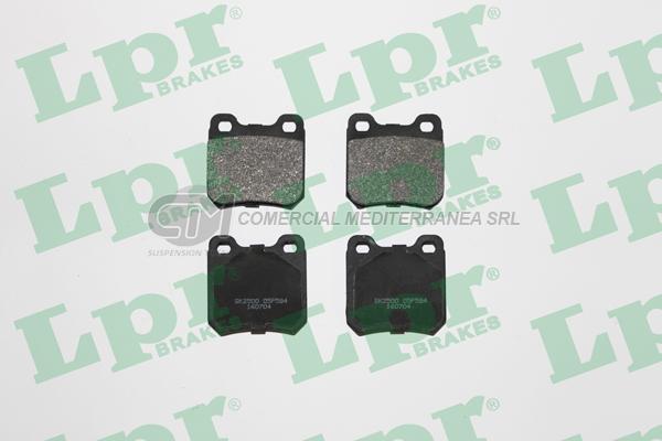 PASTILLA DE FRENO LPR CHEVROLET CARABAN-KADET- 90/94  TRAS.
