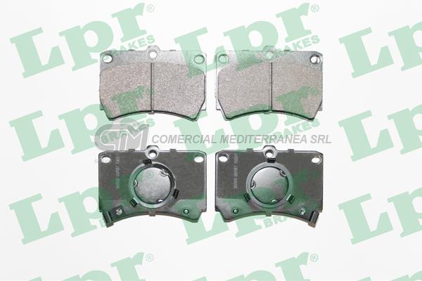 PASTILLA DE FRENO LPR MAZDA CAPRI-LASER / 323 (C/SALIENTE EN RESPALDO) DEL.