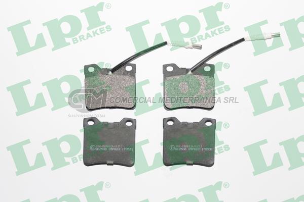 PASTILLA DE FRENO LPR MERCEDES BENZ VIANO-VITO/PEUGEOT 406-605 90/98 TRAS.