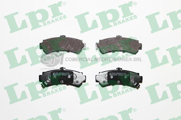 PASTILLA DE FRENO LPR NISSAN ALMERA 1.4-1.6-2.0 -SENTRA 1.6 2000/ TRAS.