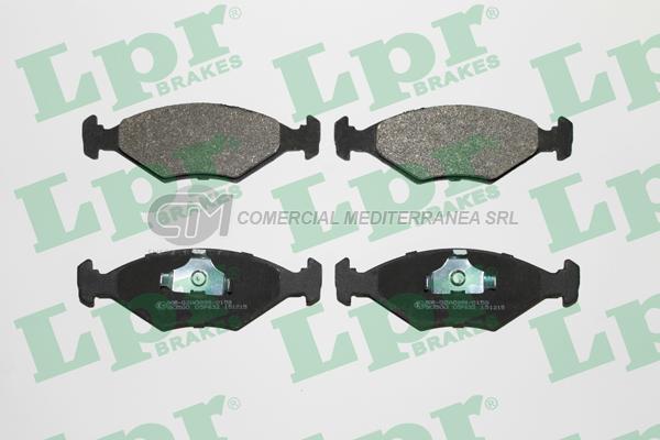 PASTILLA DE FRENO LPR FIAT FIORINO/PALIO C/ARAÑA GRANDE 97/ DEL.