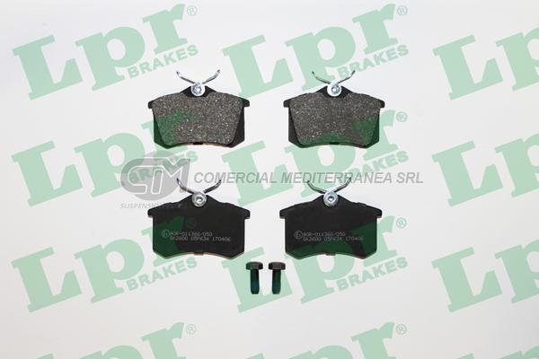 PASTILLA DE FRENO LPR PEUGEOT 306-309-405/VW/CITROEN 90/94 TRAS.