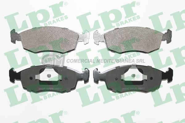 PASTILLA DE FRENO LPR FORD ESCORT-ORION/VOLKS.POINTER-GOL-POLO 93/97 DEL.