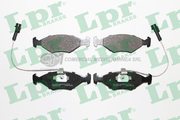 PASTILLA DE FRENO LPR FIAT PALIO C/SENS. ARAÑA GDE-TEMPRA BRASIL 90/97 DEL.