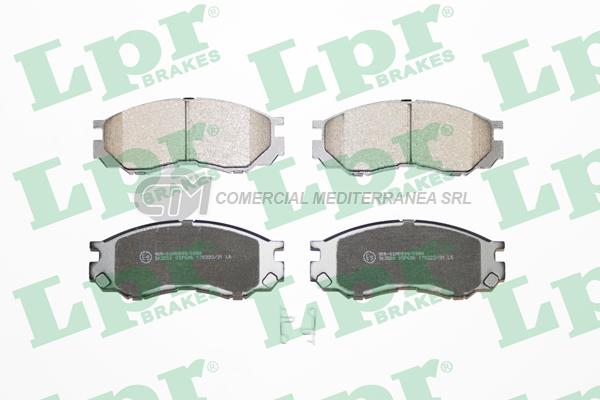 PASTILLA DE FRENO LPR MITSUBISHI L-200-L-400-SPACE GEAR 96/ DEL.