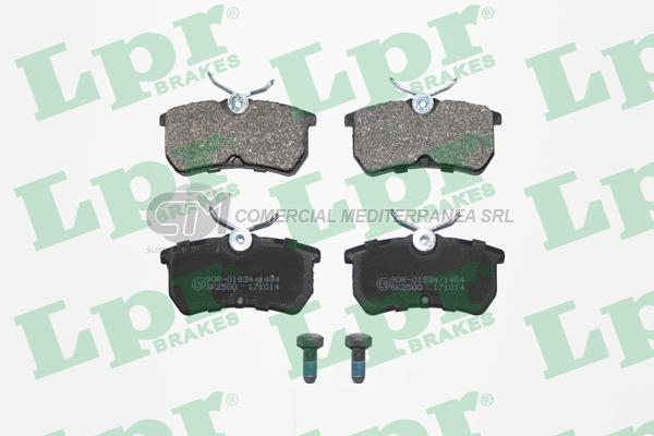 PASTILLA DE FRENO LPR FORD FOCUS (NAFTA O DIESEL)  TRAS.