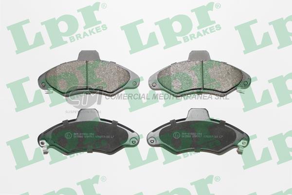 PASTILLA DE FRENO LPR FORD ESCORT C/CHAPITA 98/ DEL.