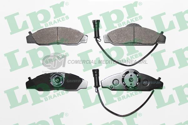 PASTILLA DE FRENO LPR SSANG YONG MUSSO- NEW KORANDO 97/  DEL.