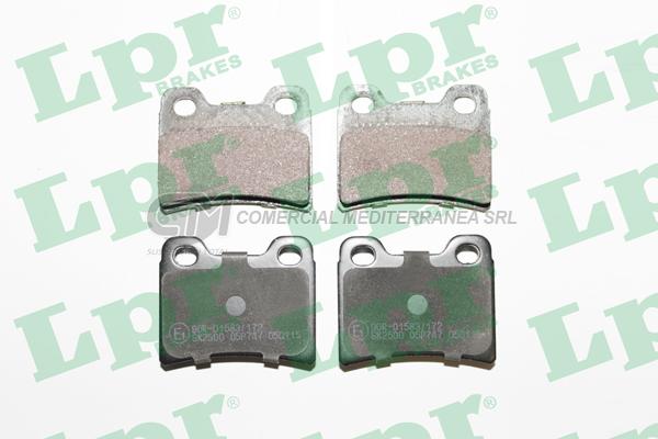 PASTILLA DE FRENO LPR FORD ESCORT XR3 - ORION/ VW POINTER/KIA 93/97 TRAS.