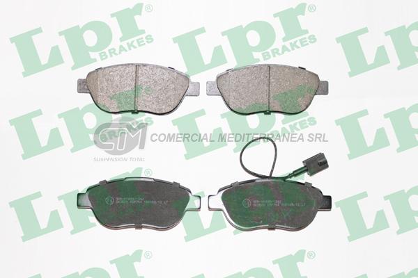 PASTILLA DE FRENO LPR FIAT STILO 1.8 16V 2002/...  DEL.