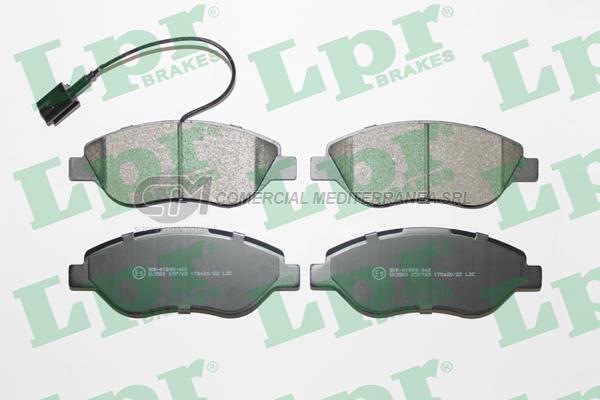 PASTILLA DE FRENO LPR FIAT STILO 2.4 20V 01/ CON SENSOR DEL.