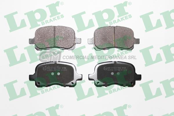 PASTILLA DE FRENO LPR TOYOTA COROLLA / COROLLA VERSO DEL.