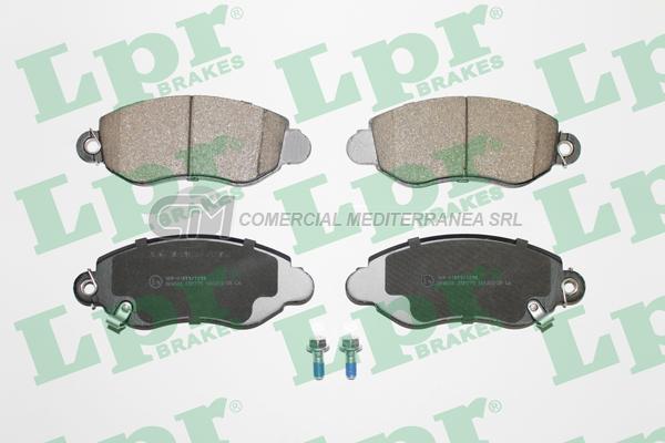 PASTILLA DE FRENO LPR FORD TRANSIT RODADO 16 2000  DEL.