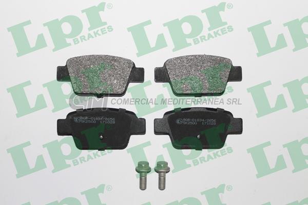 PASTILLA DE FRENO LPR FIAT STILO(TODOS) MULTIPLA 02/ ALFA ROMEO MITO TRAS.