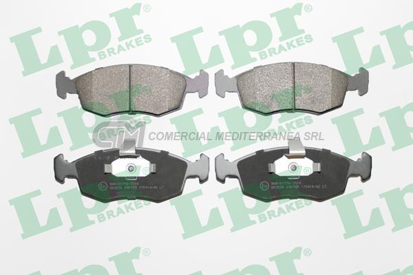 PASTILLA DE FRENO LPR FIAT PALIO WEEKEND-ESTRADA 98/  DEL.