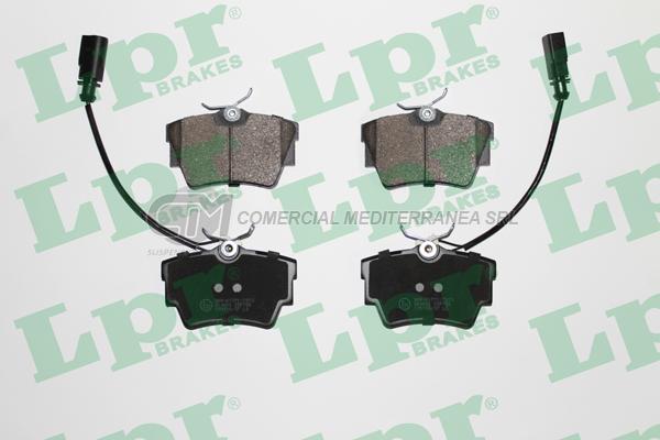 PASTILLA DE FRENO LPR VW TRANSPORTER 1.8- 1.9- 2.4 2001/ TRAS.