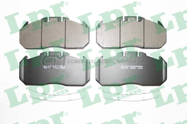 PASTILLA DE FRENO LPR RENAULT/VOLVO MAGNUM/B9 DEL.